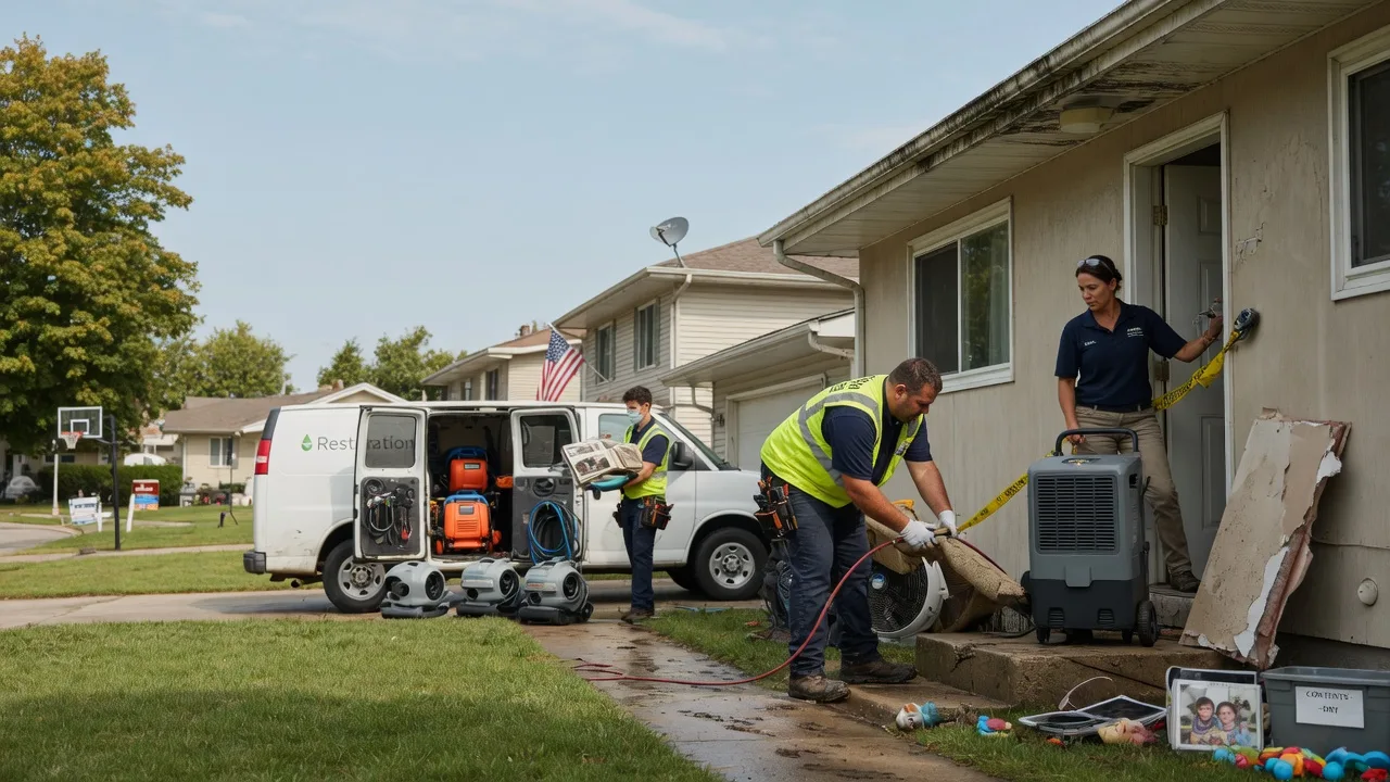 Water Damage Restoration in Lomira, WI near me